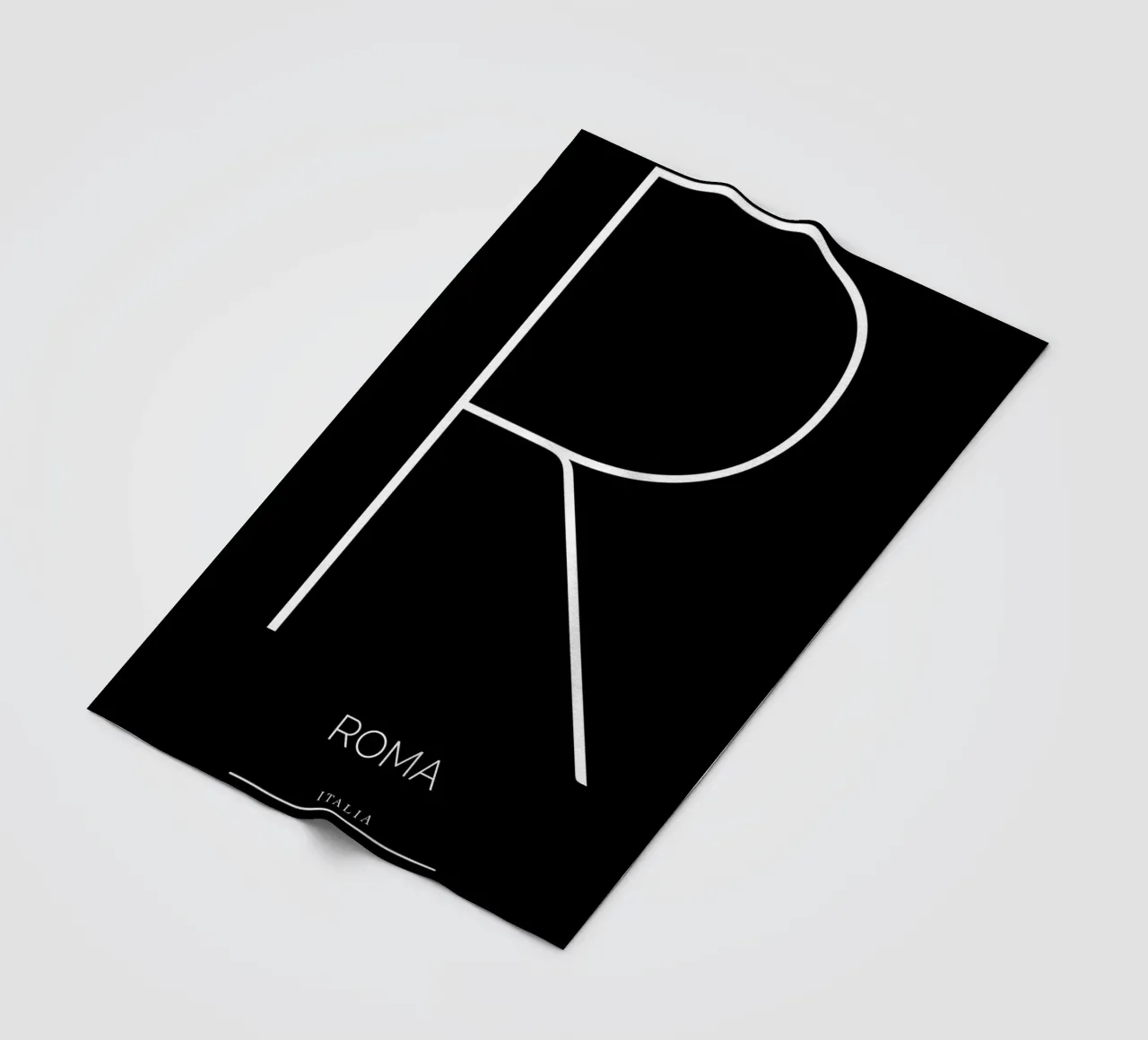 ROMA - nero fleece blanket by CityLights