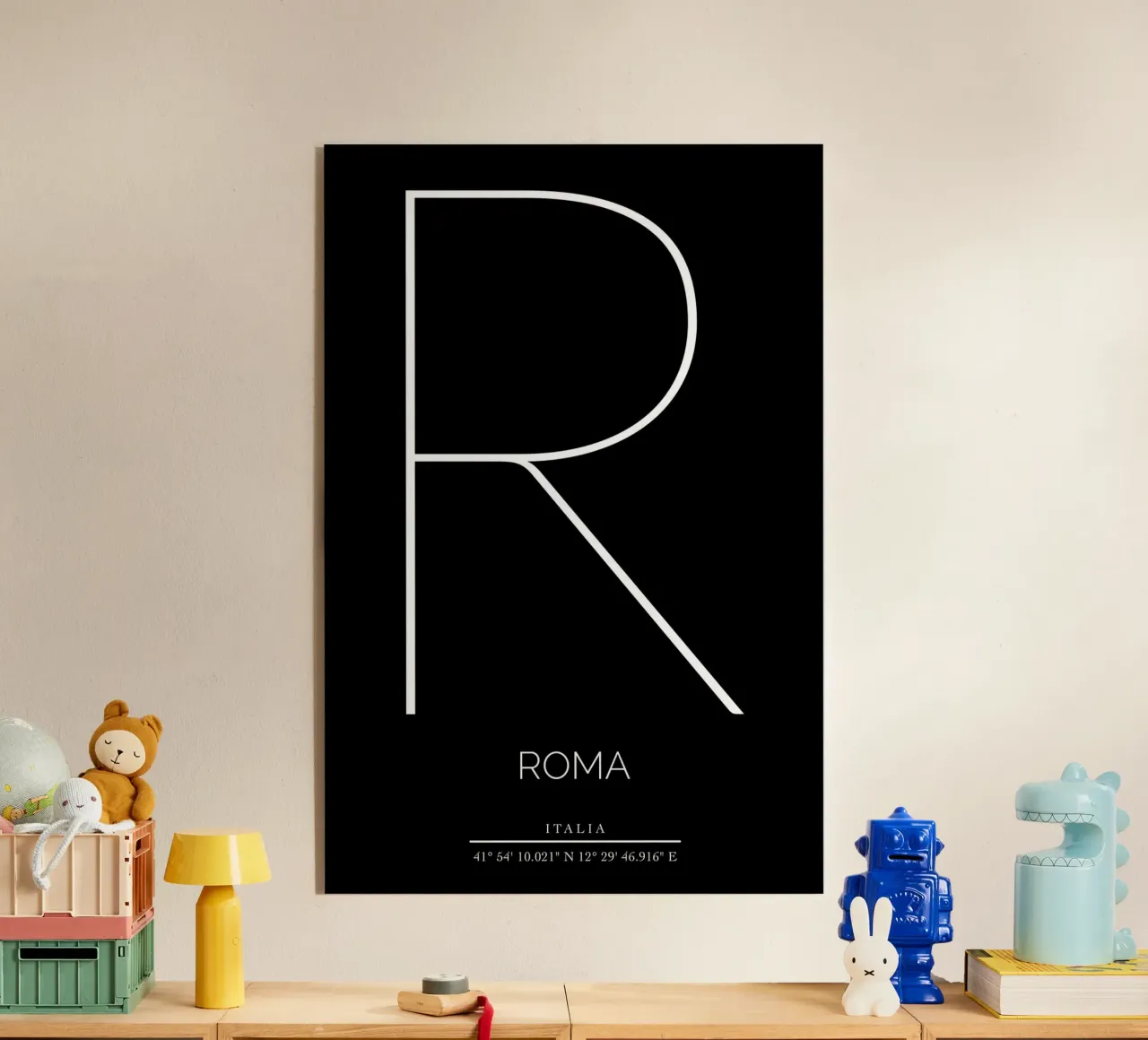 ROMA - nero plexiglass da CityLights