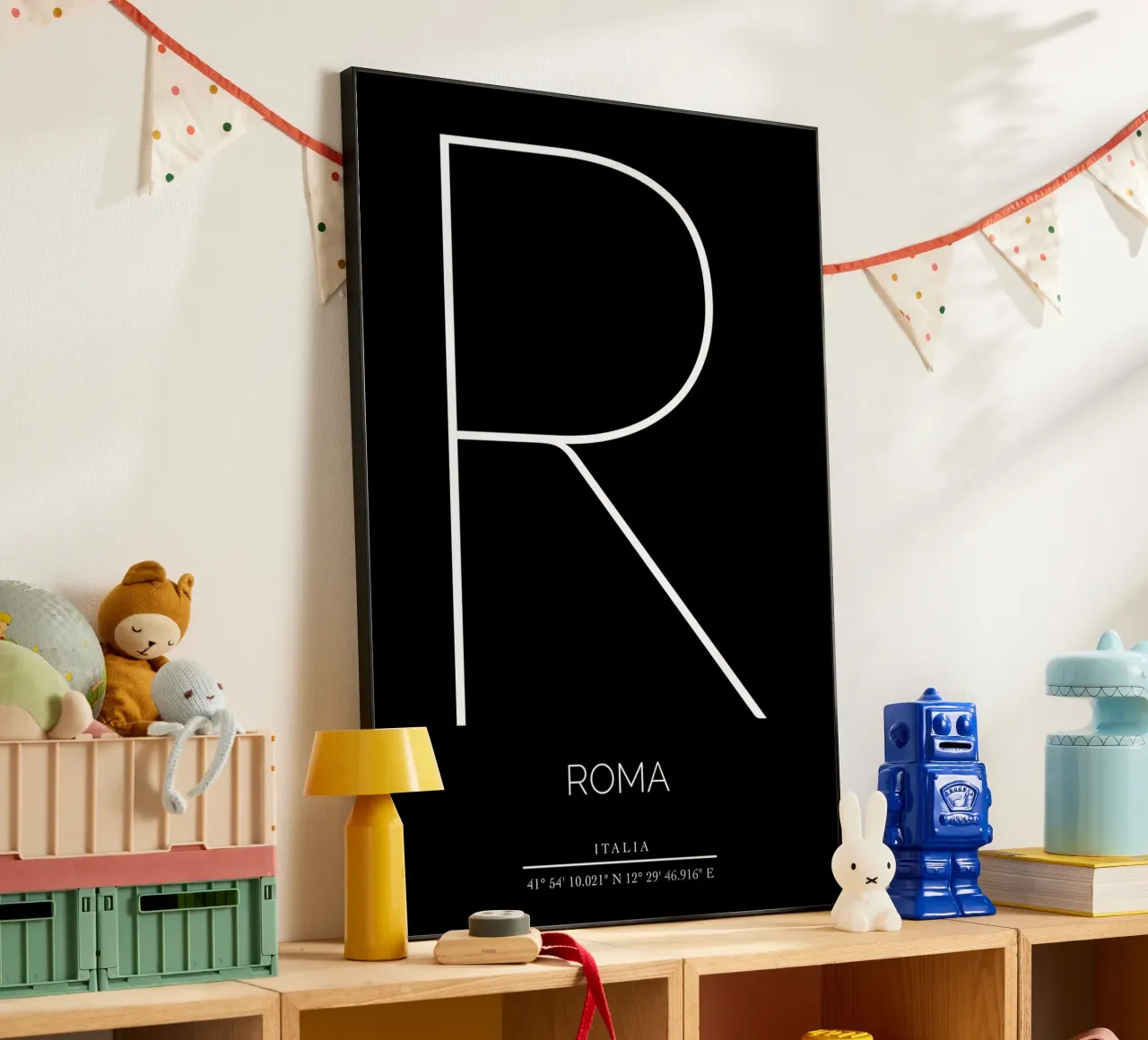 ROMA - nero alluminio dibond da CityLights