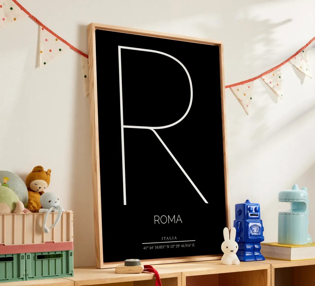 ROMA - nero canvas by CityLights