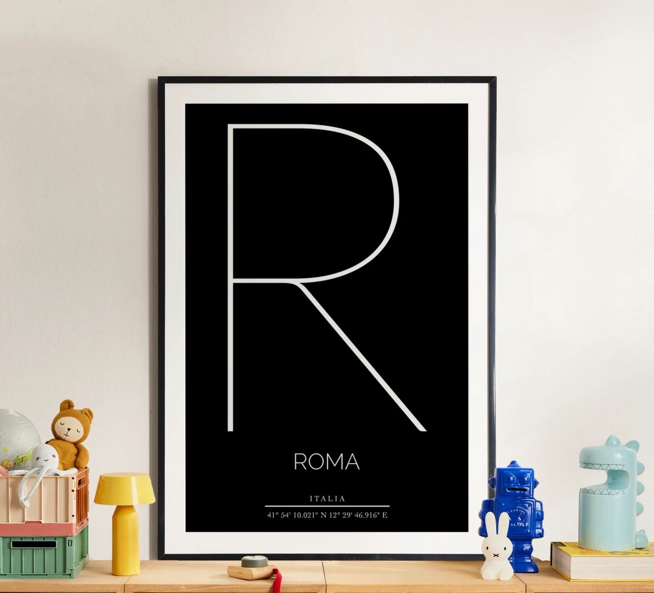 ROMA - nero Poster von CityLights