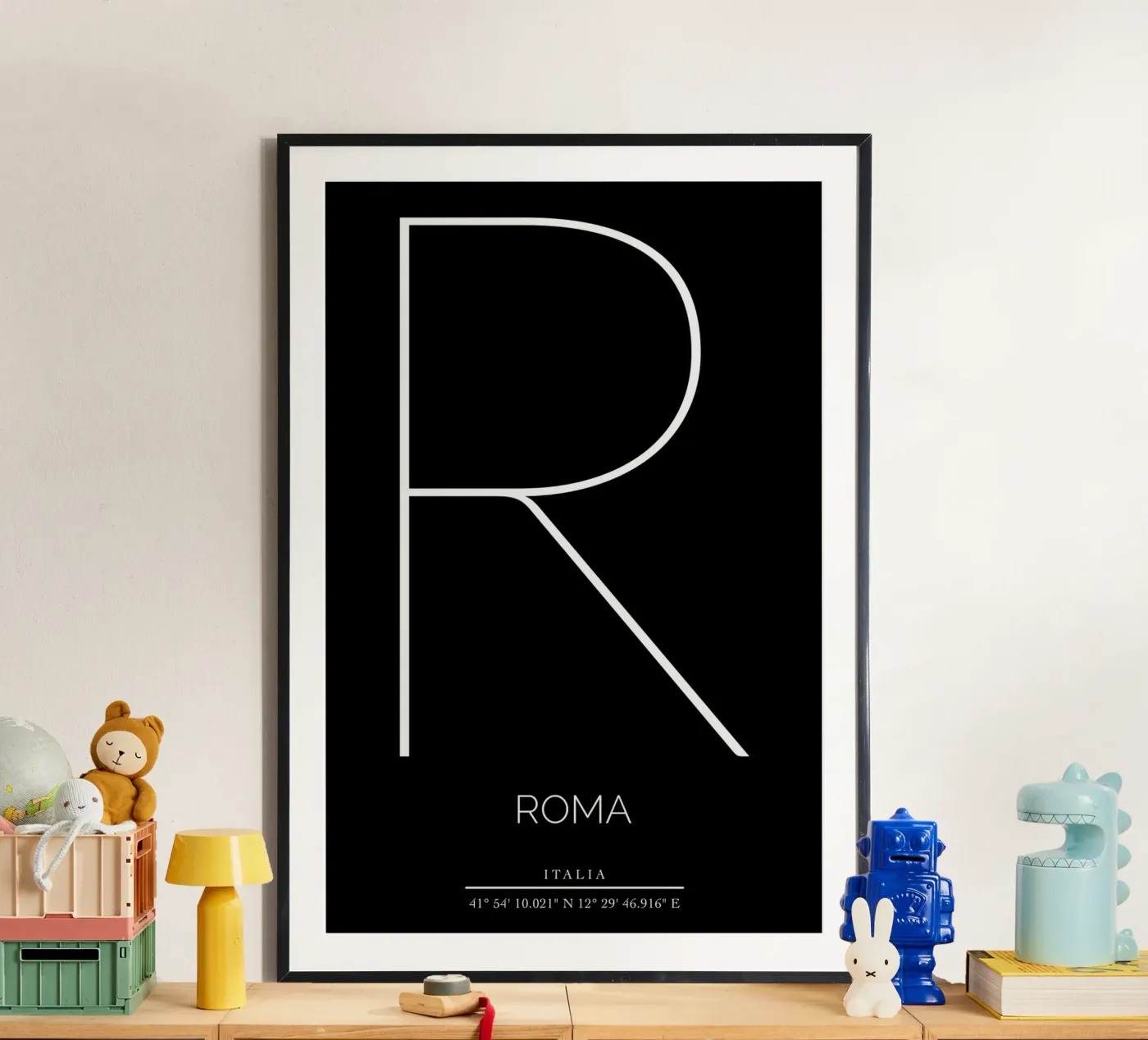 ROMA - nero poster da CityLights