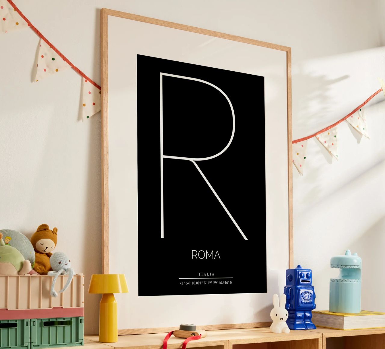 ROMA - nero Poster von CityLights