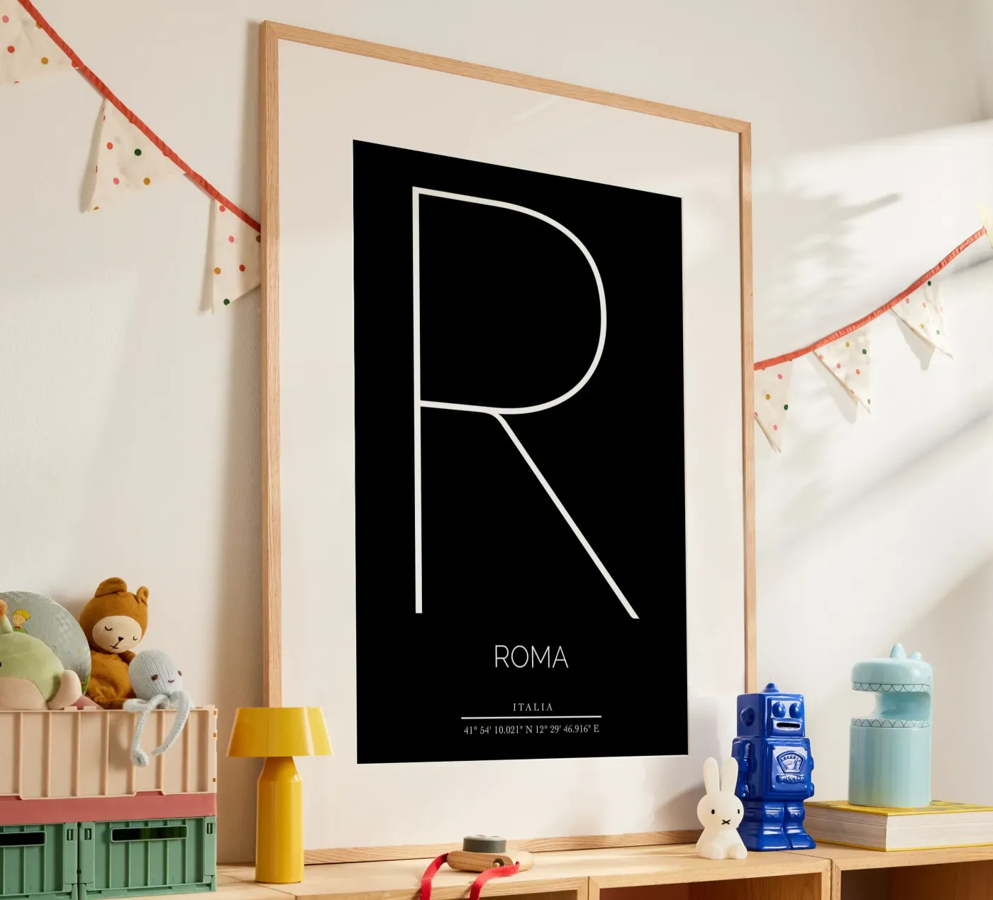 ROMA - nero poster da CityLights