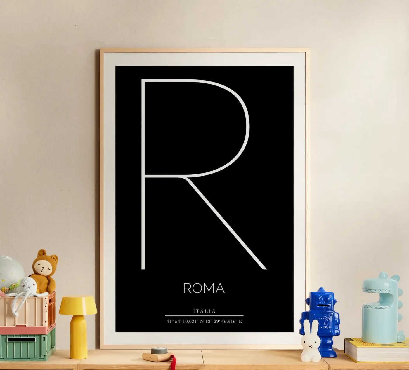 ROMA - nero poster da CityLights