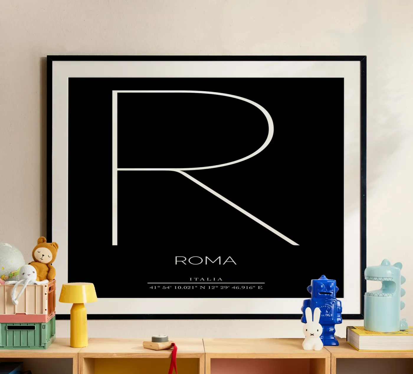 ROMA - nero poster da CityLights