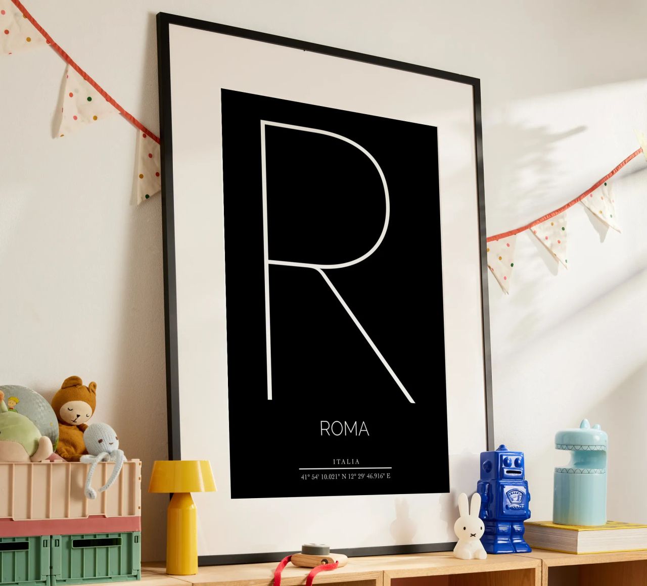 ROMA - nero Poster von CityLights