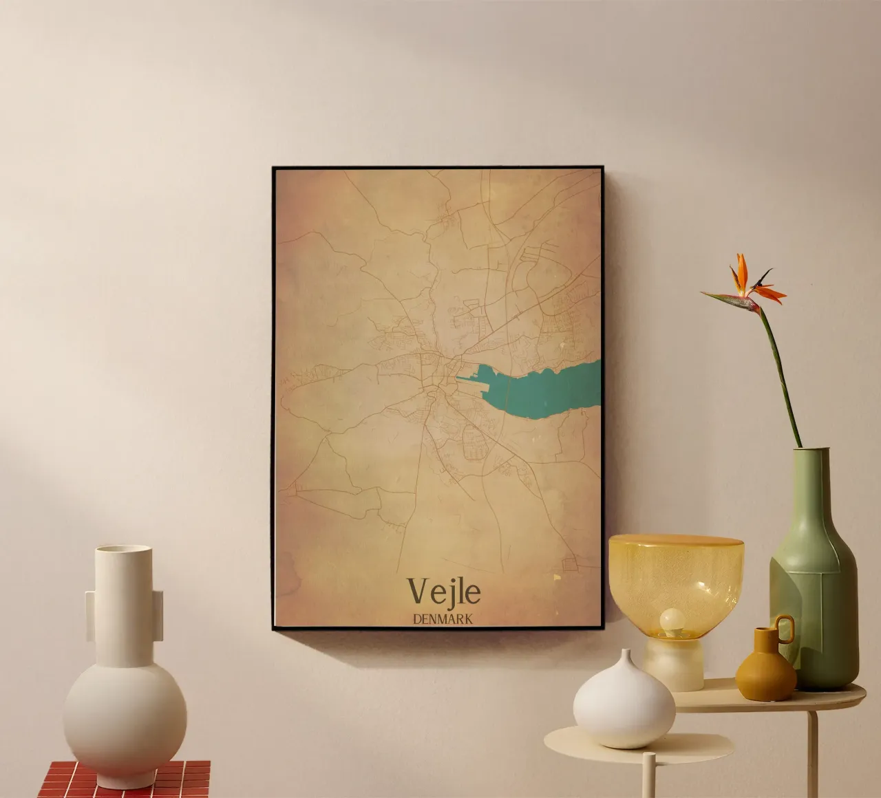 Vejle DENMARK acrylic glass by WorldPrint