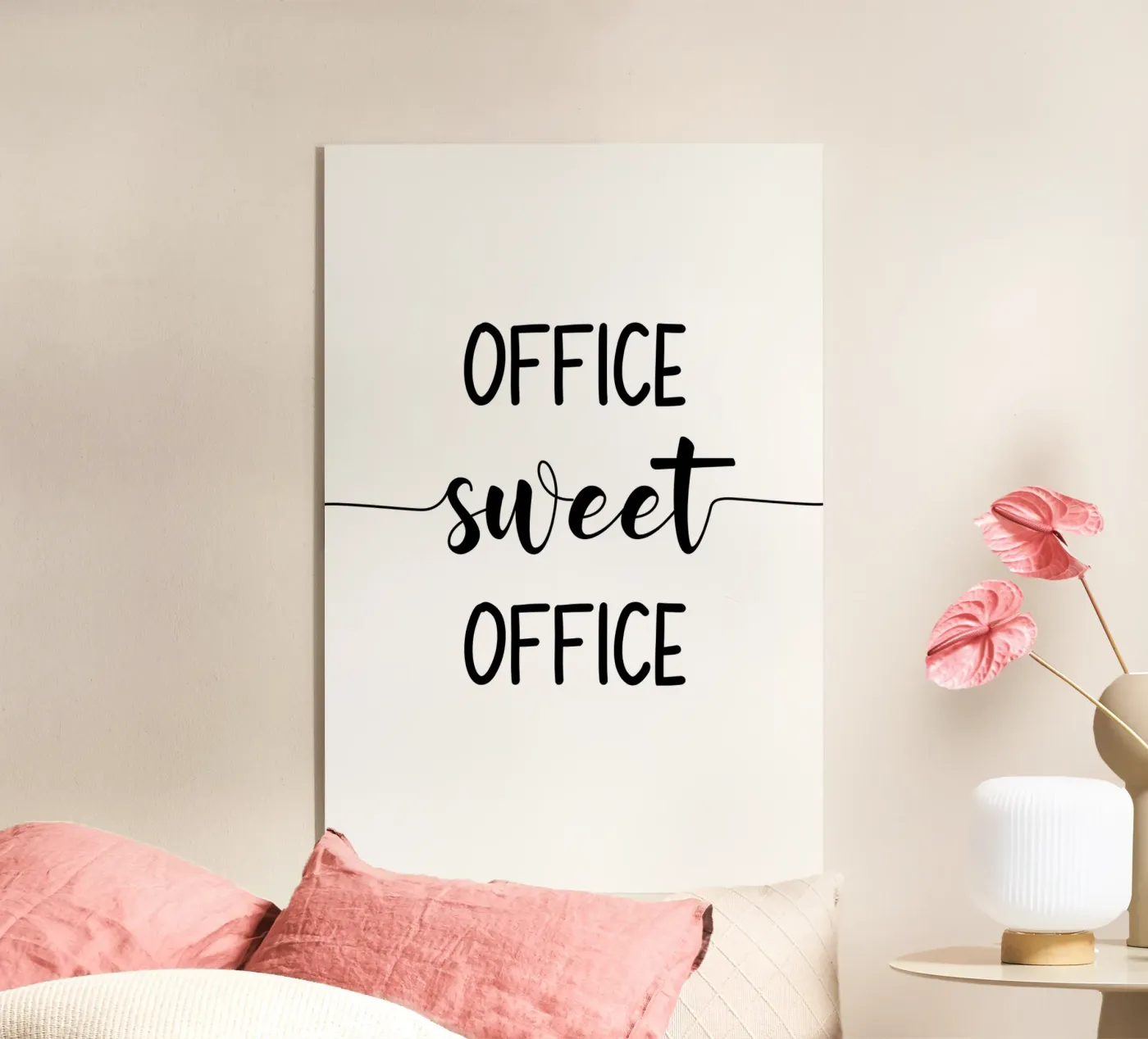 Kantoor Zoet Kantoor acryl van Shark Printables