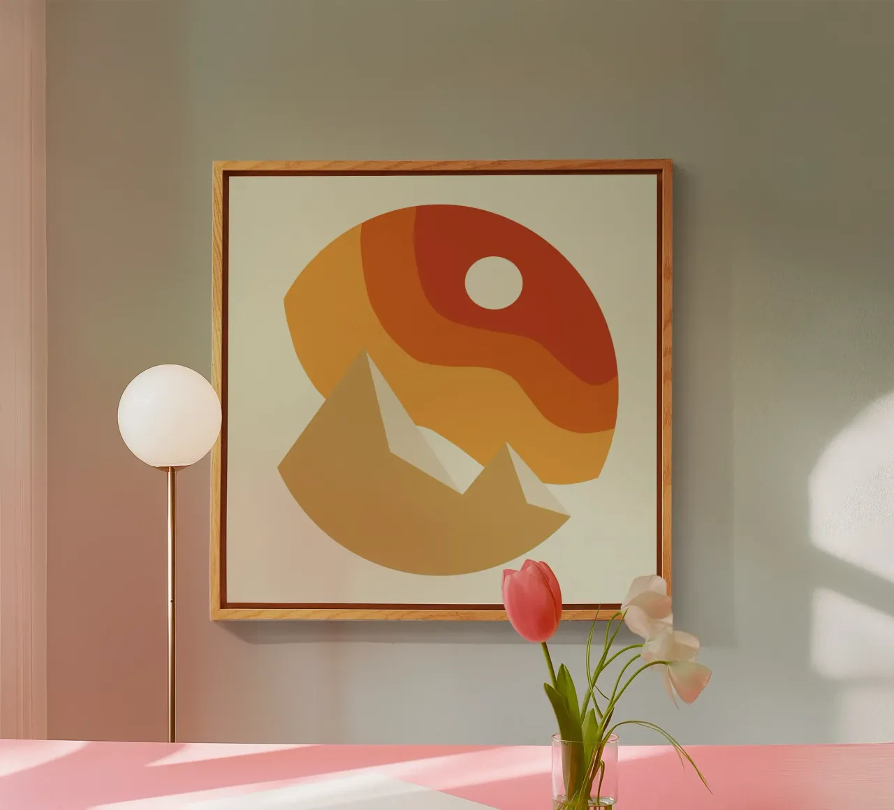 Pyramiden-Globus Acryl-Glas von Little Dean