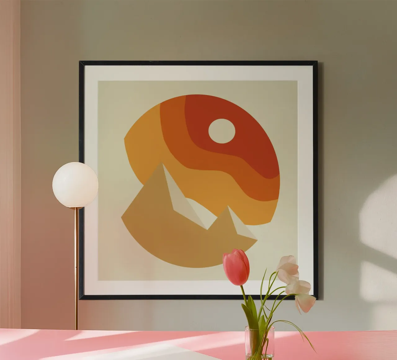 Globe pyramidal poster de Little Dean