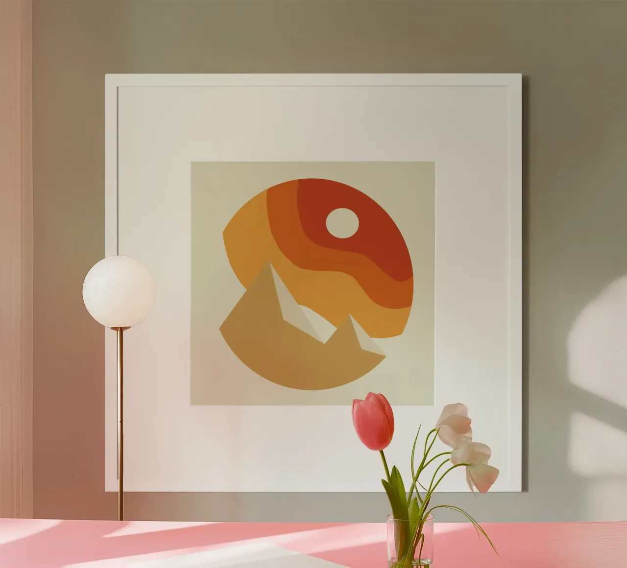 Globe pyramidal poster de Little Dean