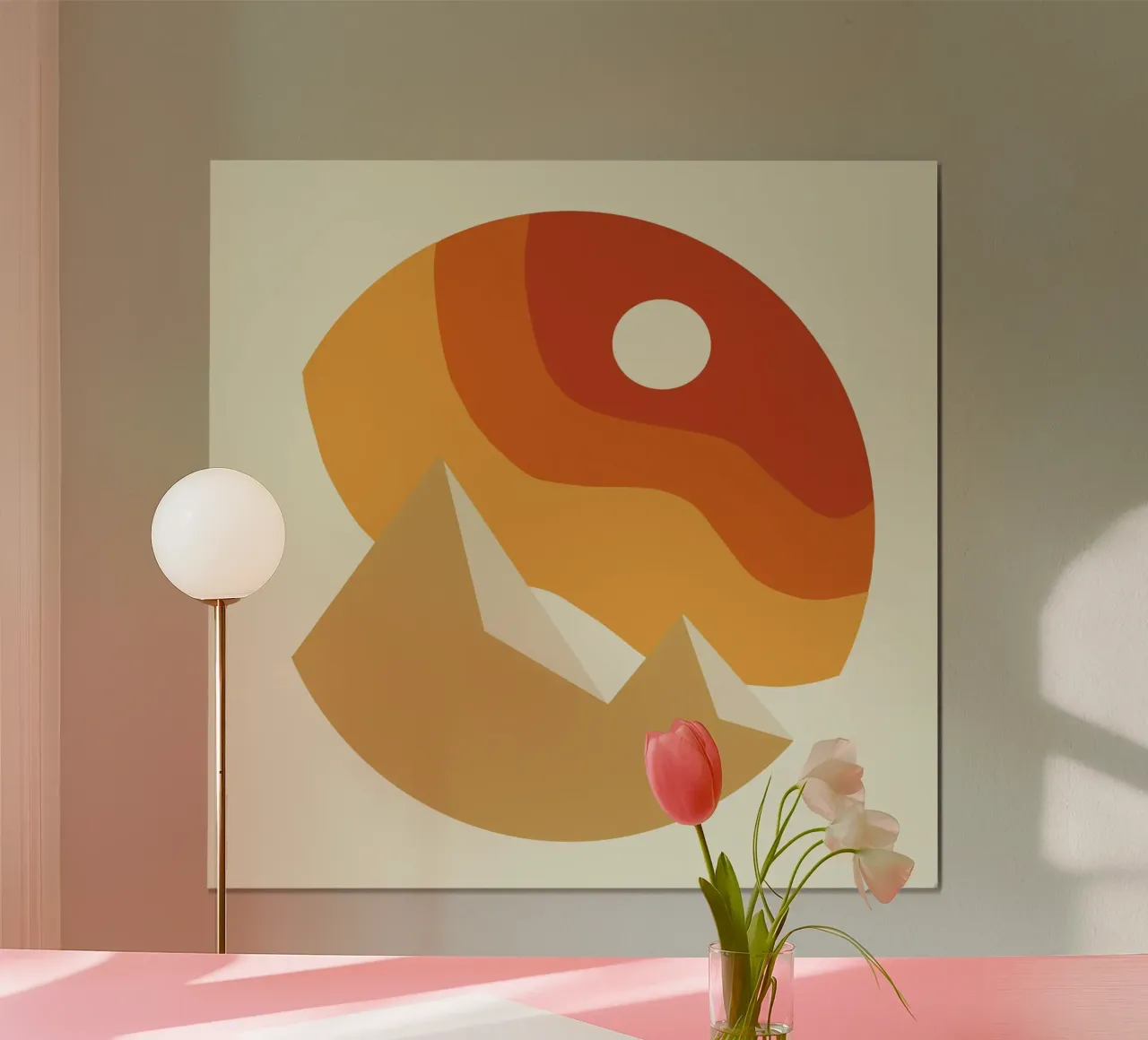 Globe pyramidal poster de Little Dean