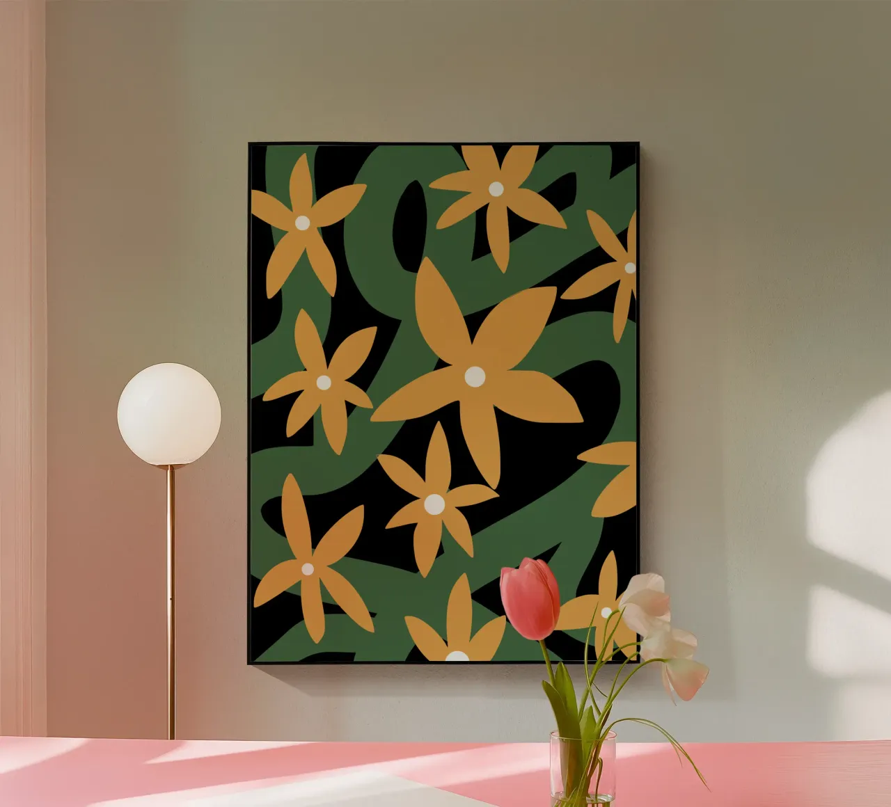 Vite a fiore di stella plexiglass da Little Dean