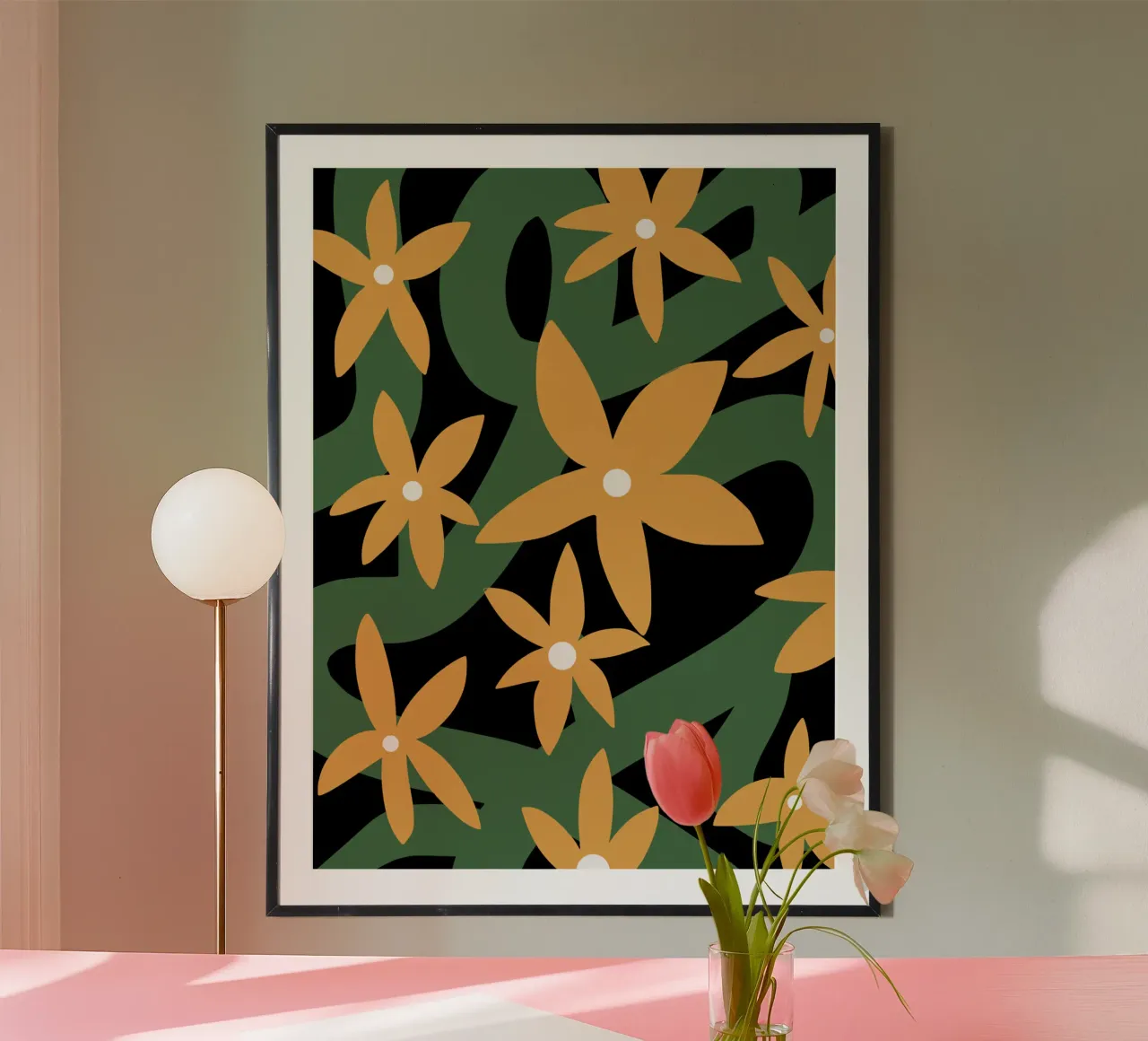 Vite a fiore di stella carta hahnemühle da Little Dean