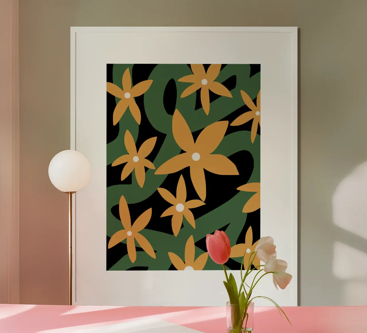 Vite a fiore di stella carta hahnemühle da Little Dean