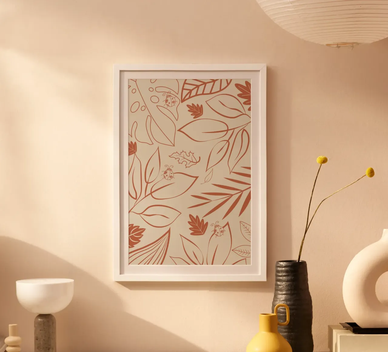 Jungle pattern poster by Little Dean