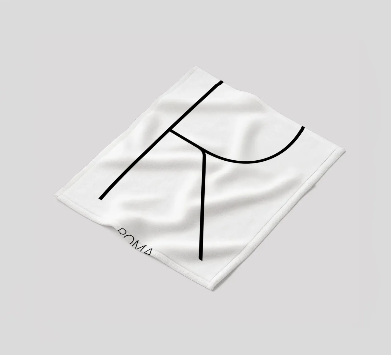 ROMA - bianco coperta in pile da CityLights