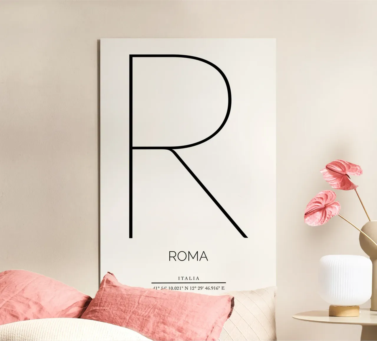 ROMA - bianco alluminio dibond da CityLights