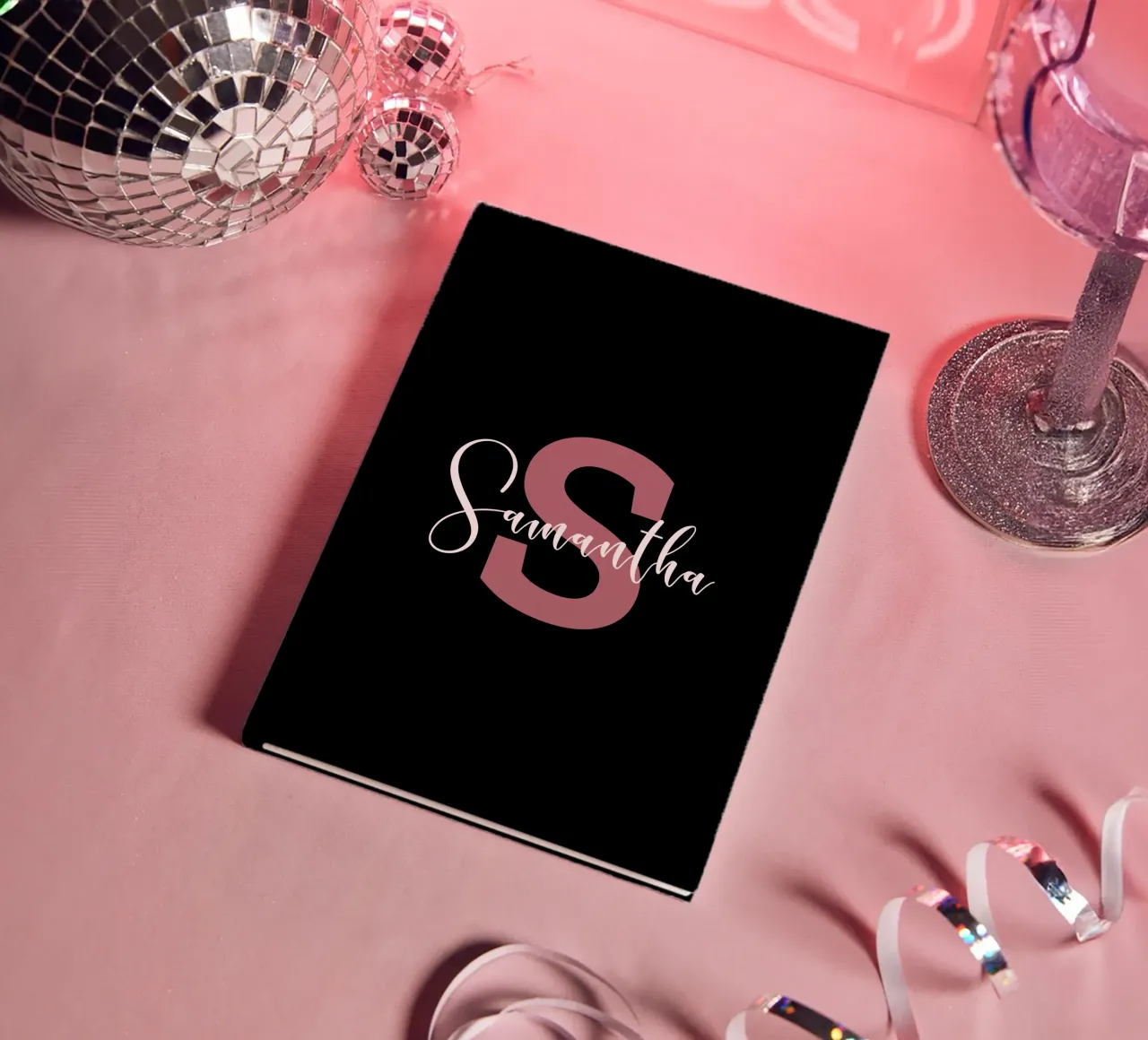 Personalized Monogram Name notebook by Shark Printables