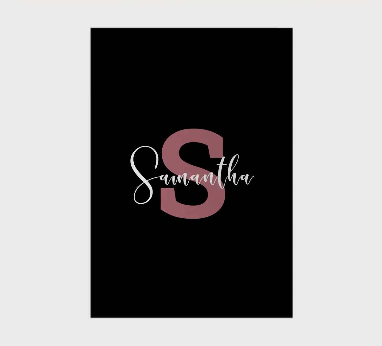 Personalized Monogram Name notebook by Shark Printables