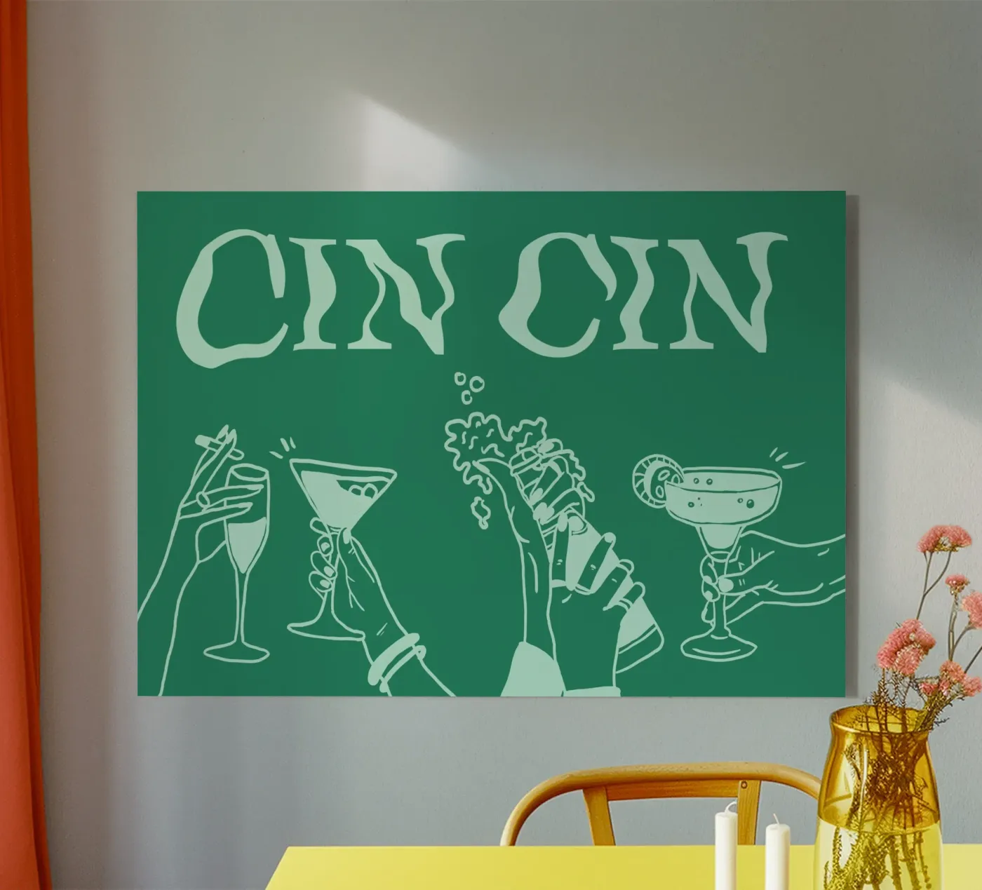 Cin Cin mint plexiglas de Happy Star Club