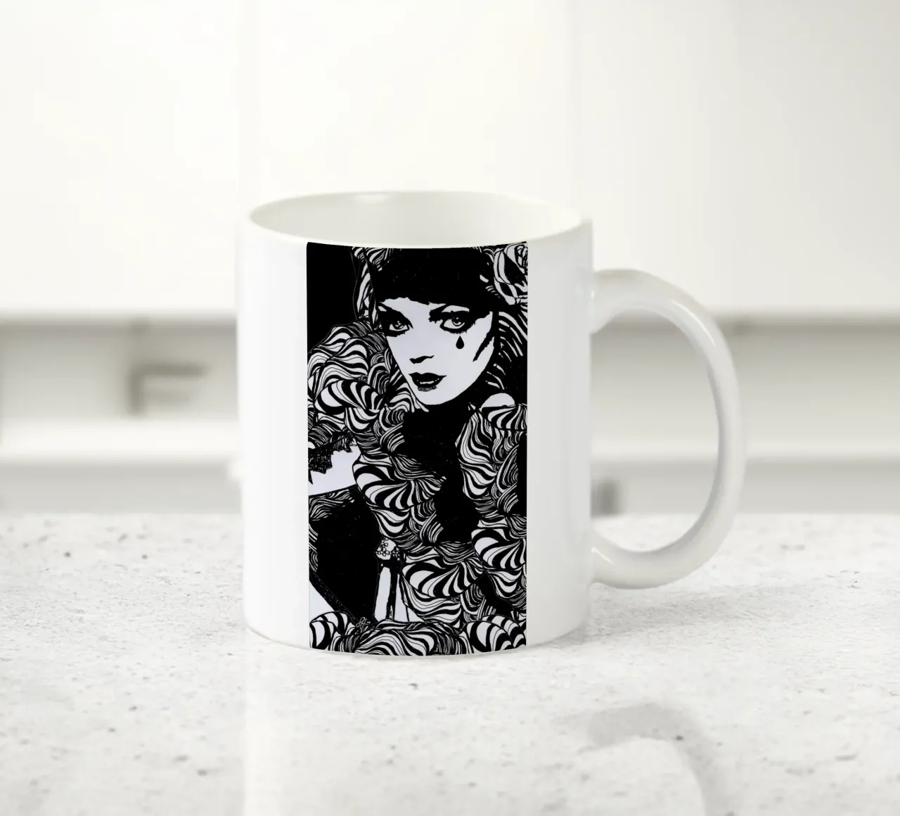 déchirure mug en céramique de k i m