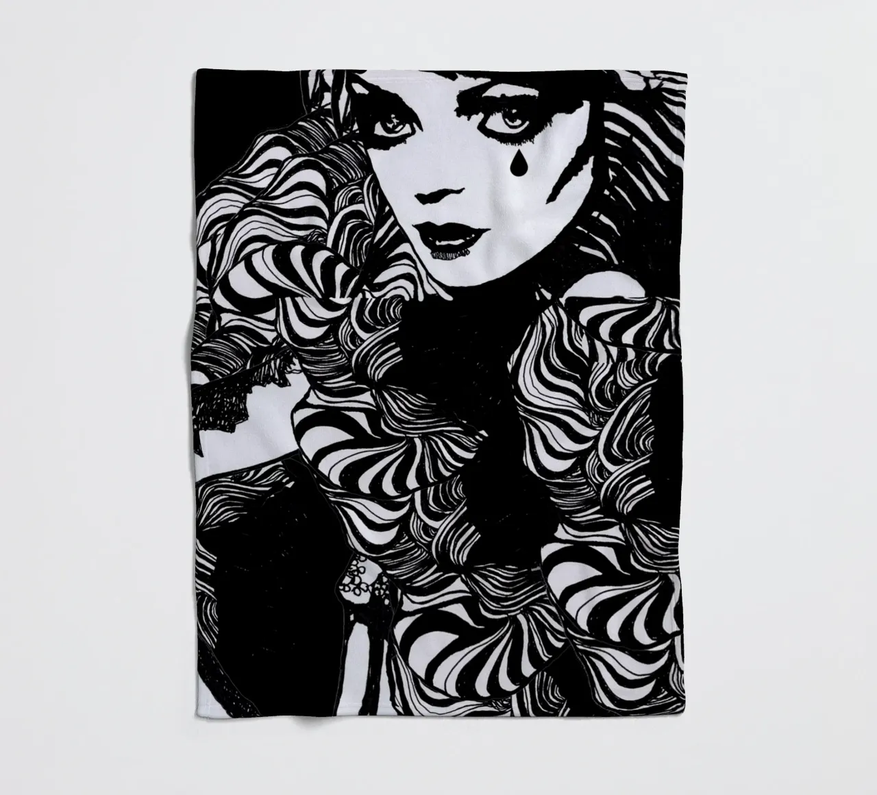 Träne Fleecedecke von k i m