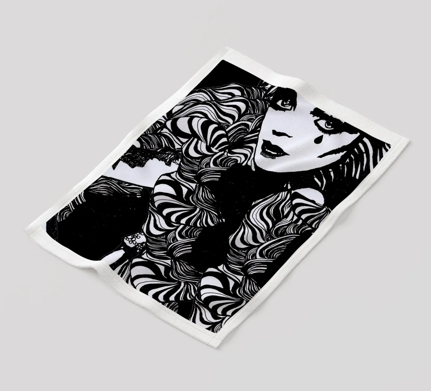 Träne Fleecedecke von k i m