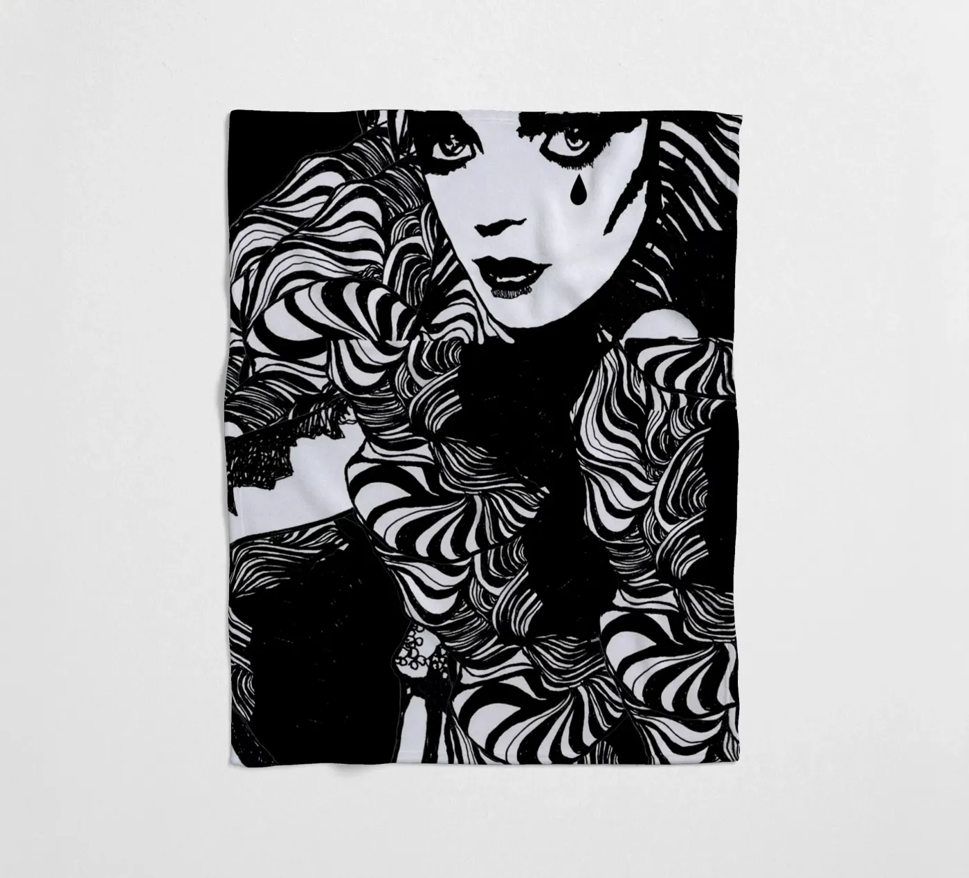 Träne Fleecedecke von k i m