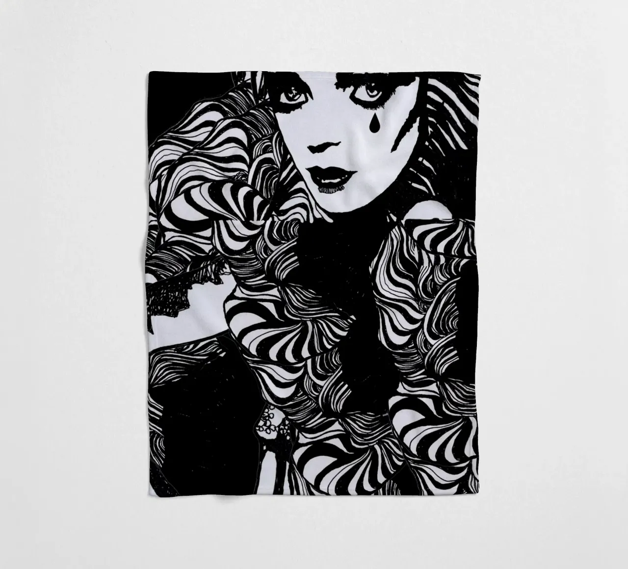 Träne Fleecedecke von k i m