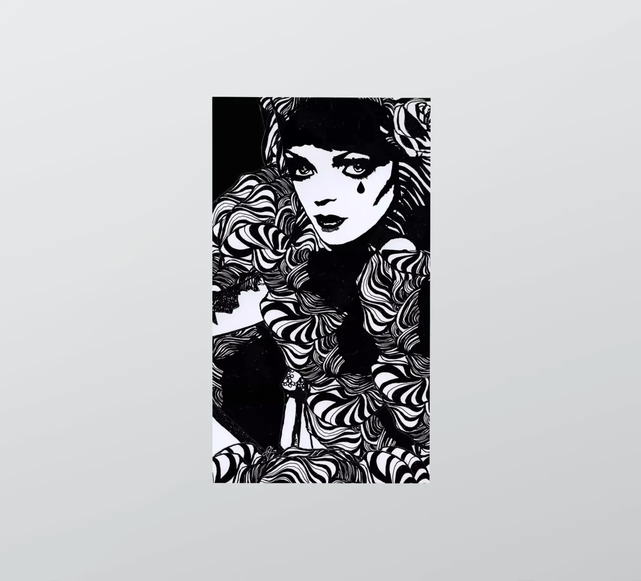 scheur sticker van k i m