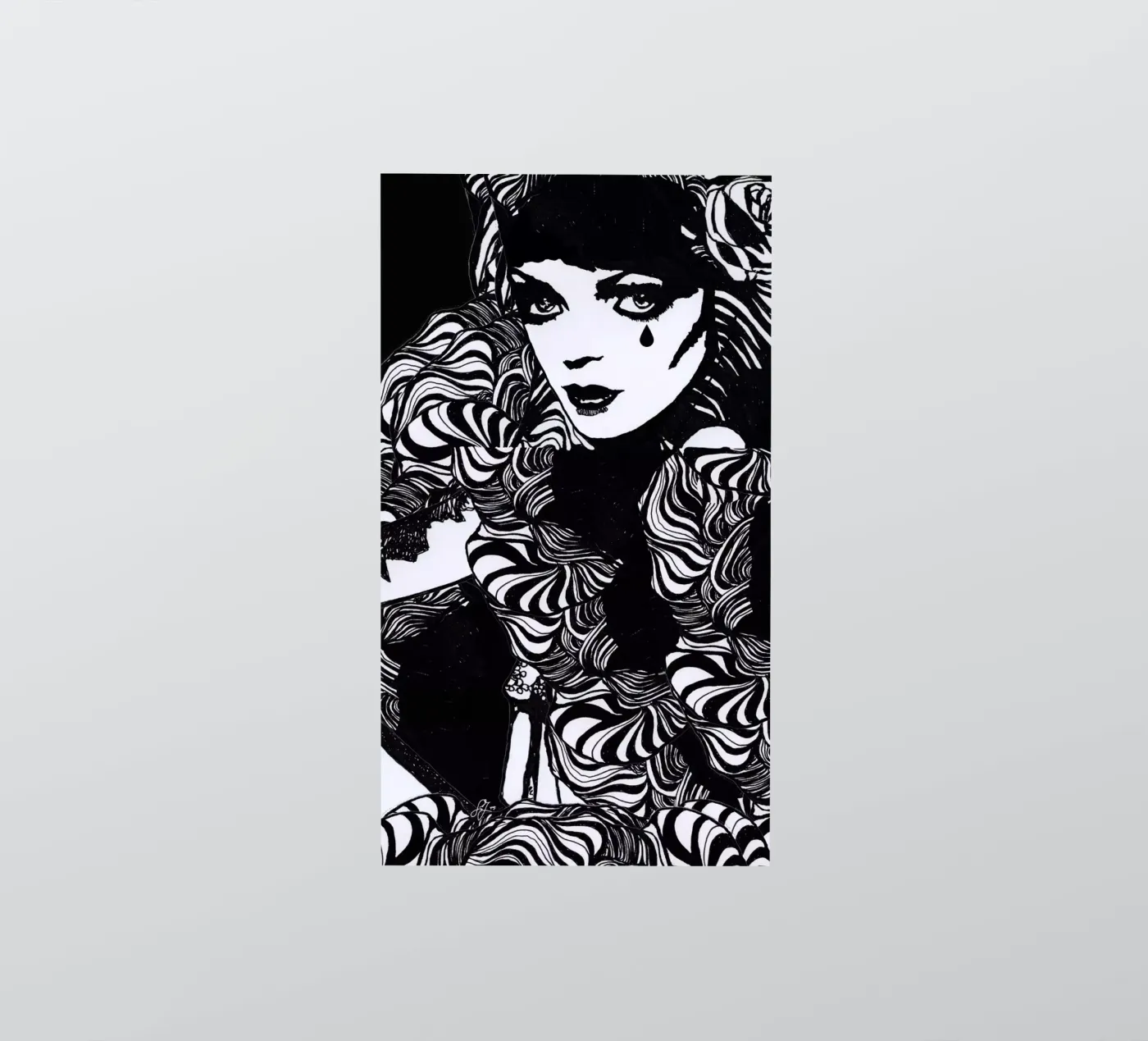 tear sticker by k i m