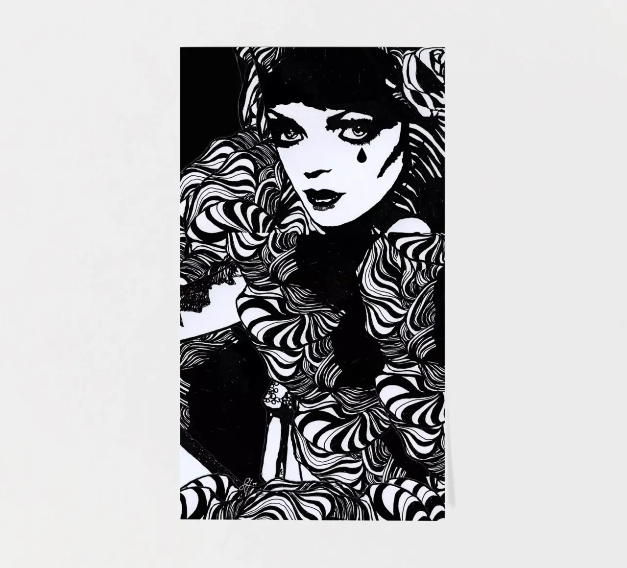 scheur stickervel van k i m