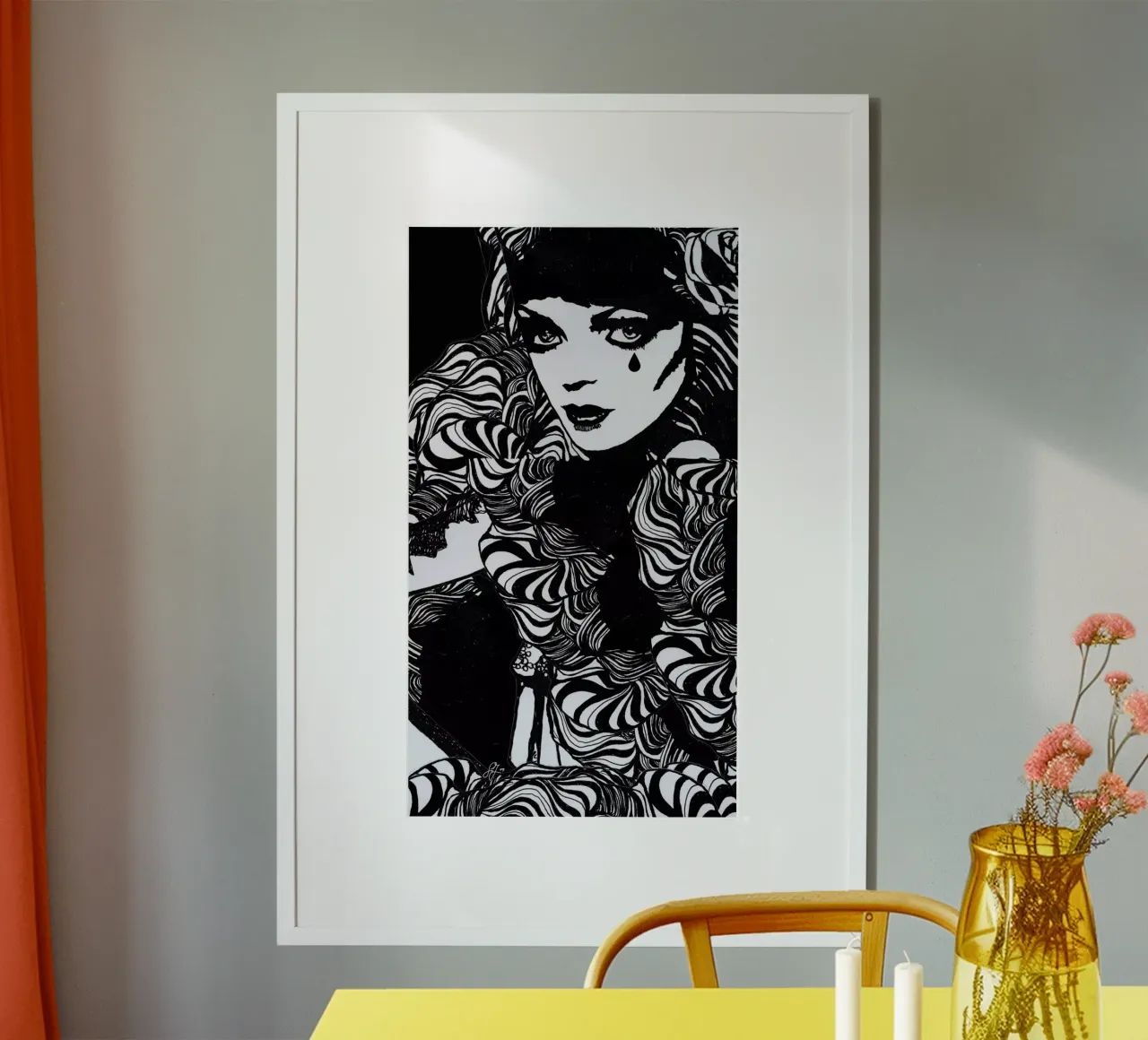 scheur poster van k i m