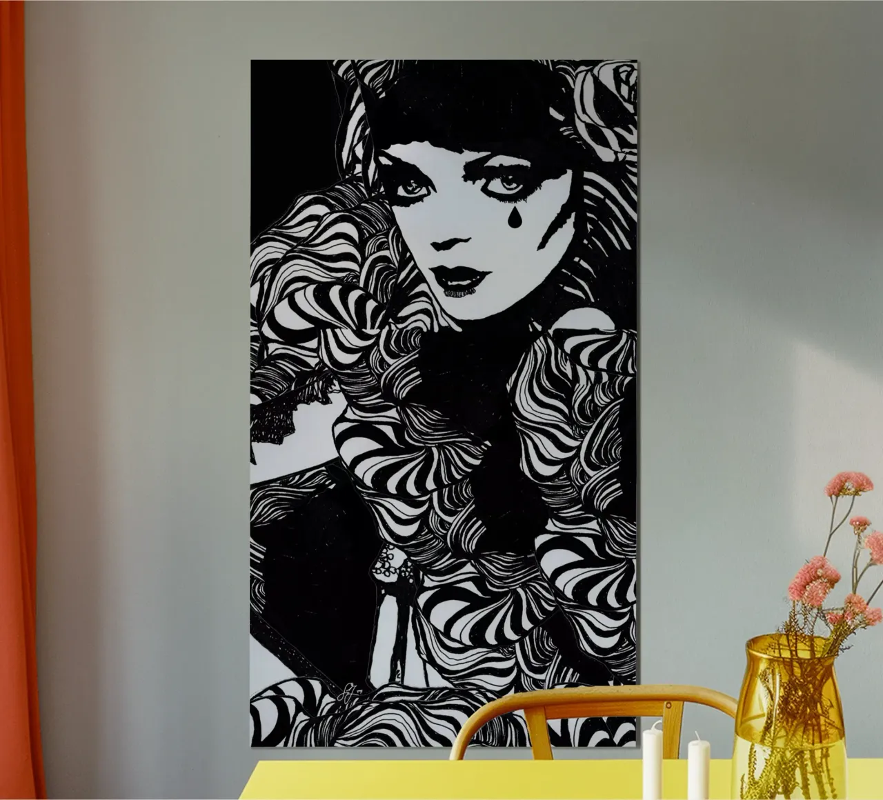 scheur poster van k i m