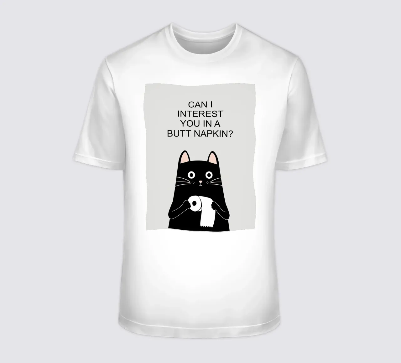 Gatto tovagliolo t-shirt da Damion Francis