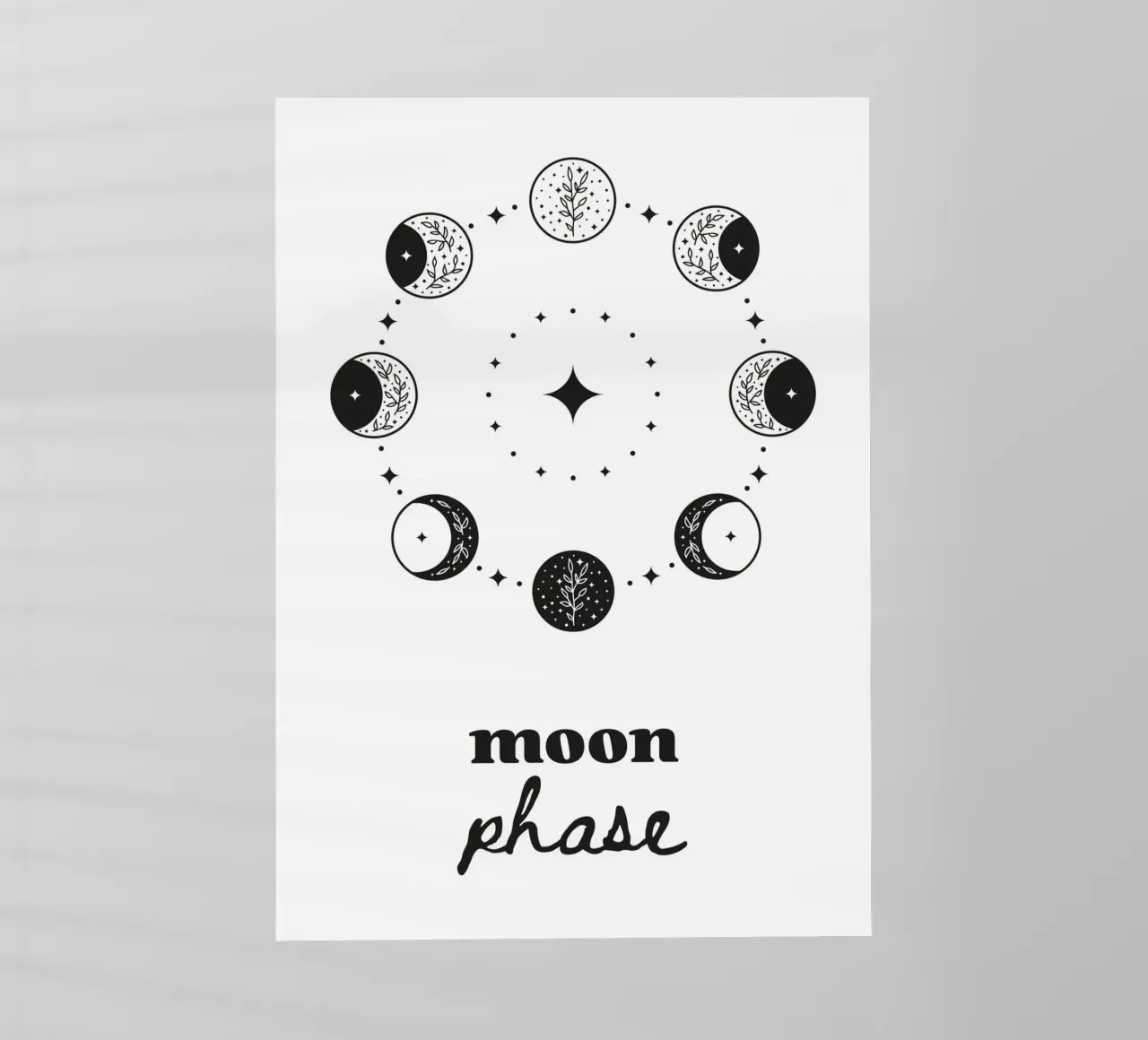Moon phase pellicola backlit da PinkCandyWalls