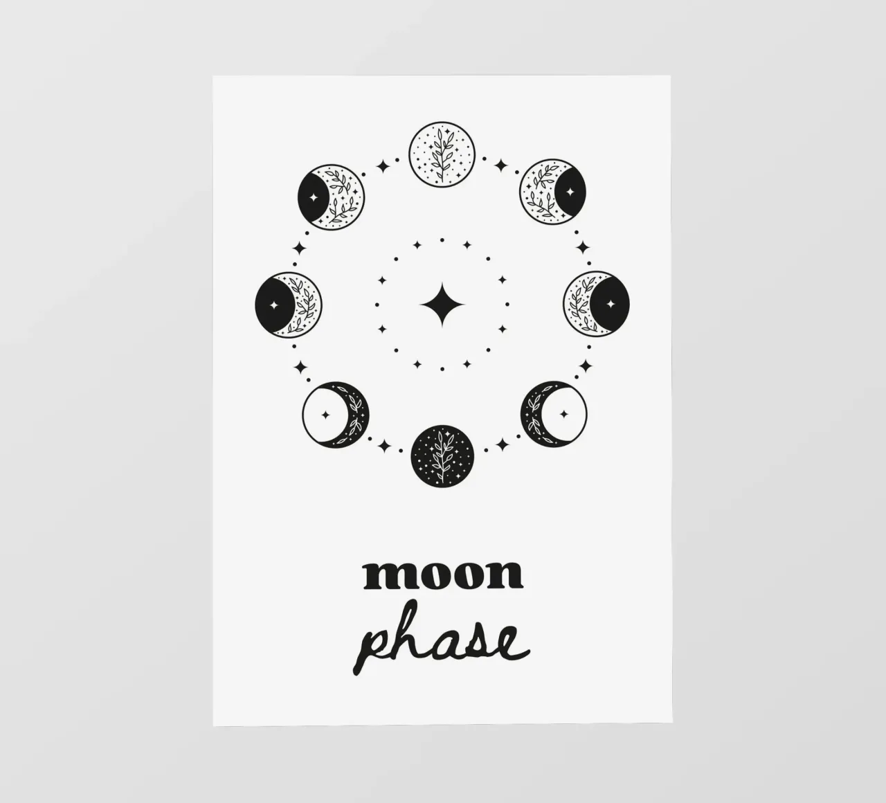 Moon phase pellicola backlit da PinkCandyWalls