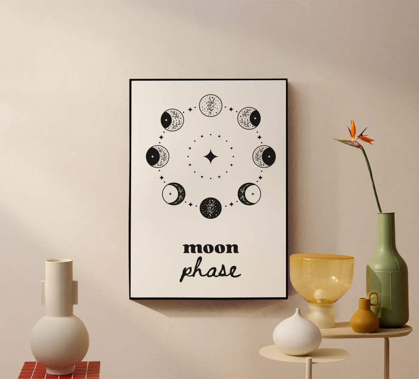 Moon phase plexiglass da PinkCandyWalls