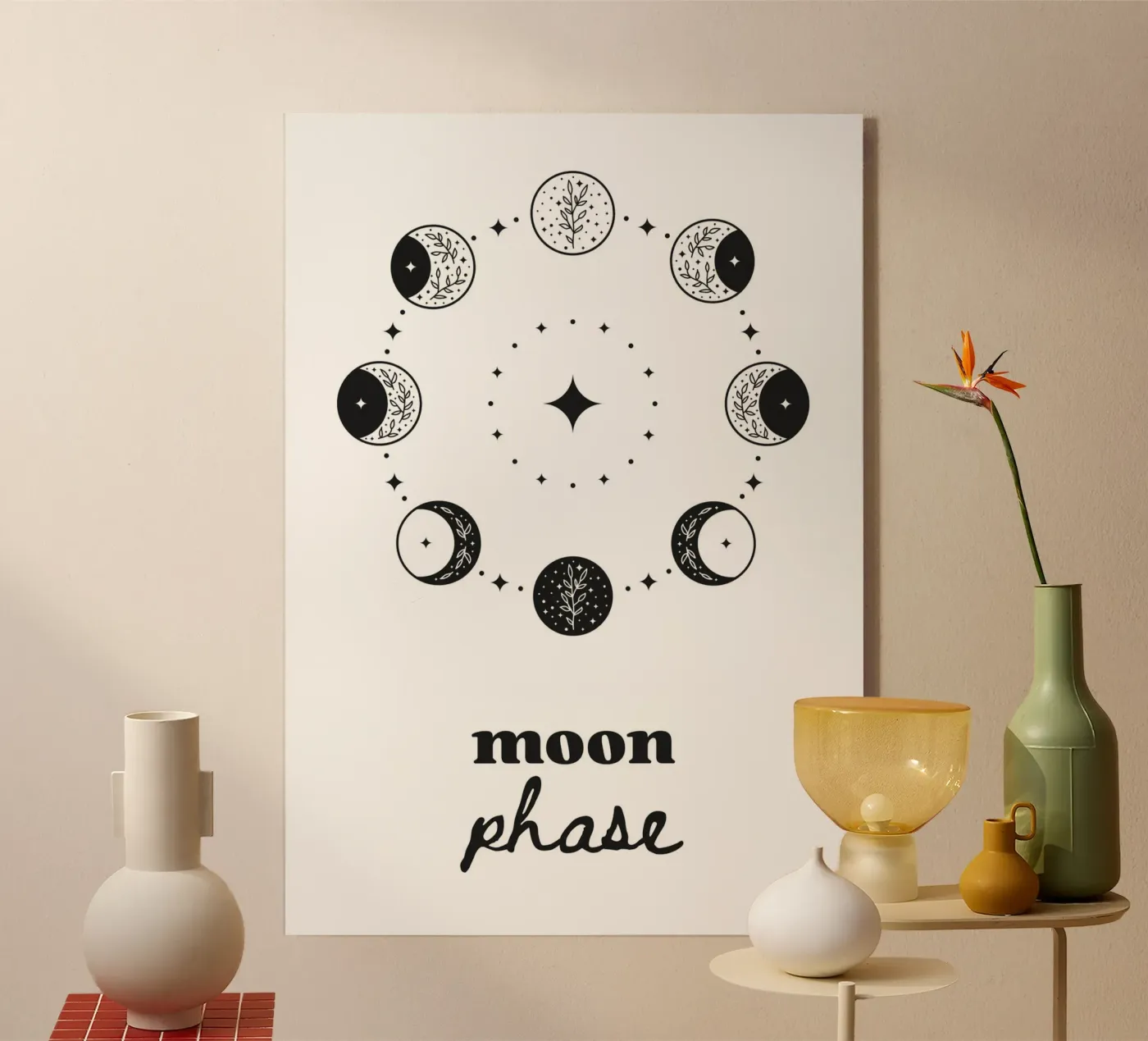 Moon phase plexiglass da PinkCandyWalls