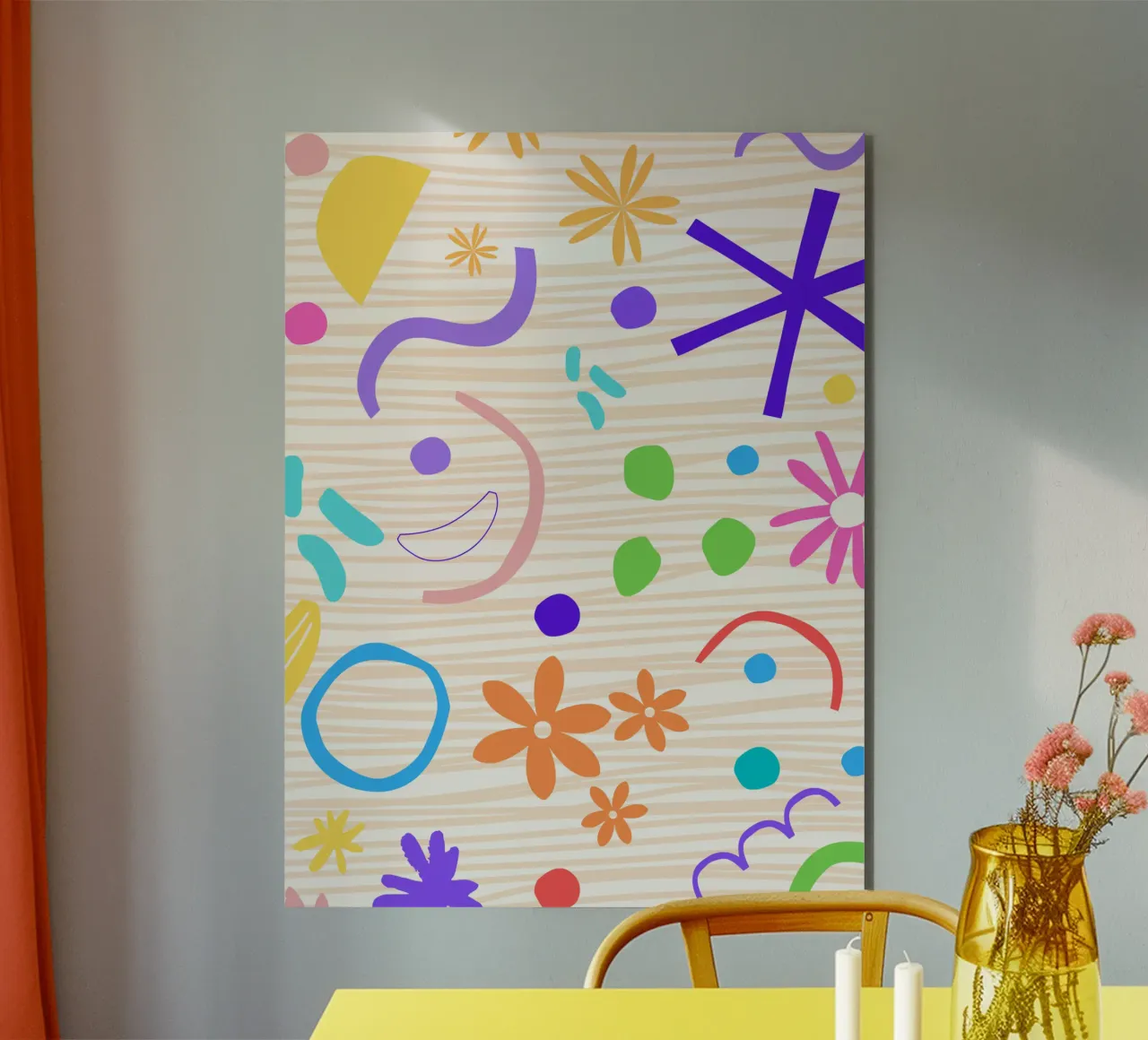 Spruzzi di colore alluminio dibond da Little Dean