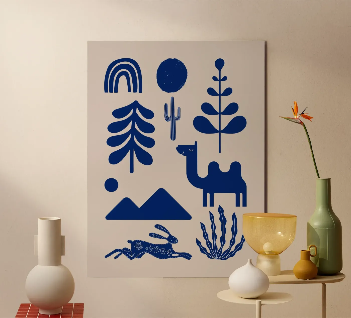 Desert element forex-plaat van Little Dean