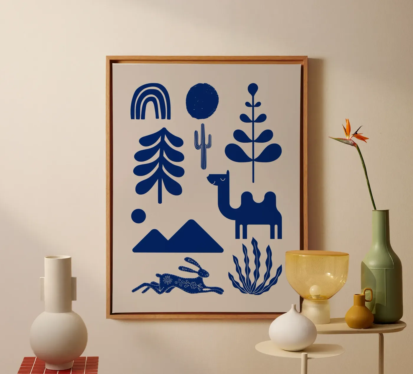 Desert element Leinwand von Little Dean