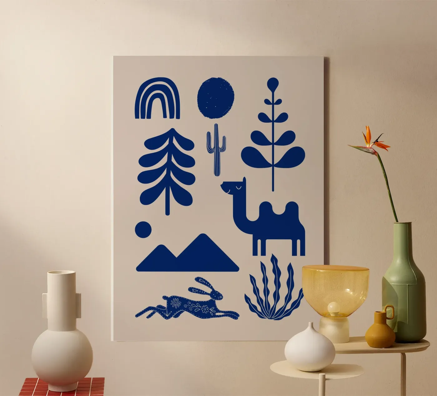 Desert element Leinwand von Little Dean
