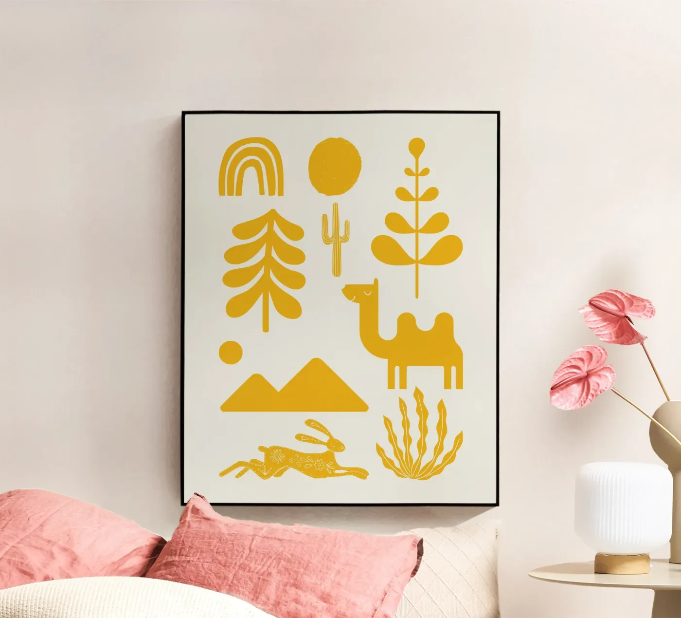 Desert element var 2 acrylic glass by Little Dean