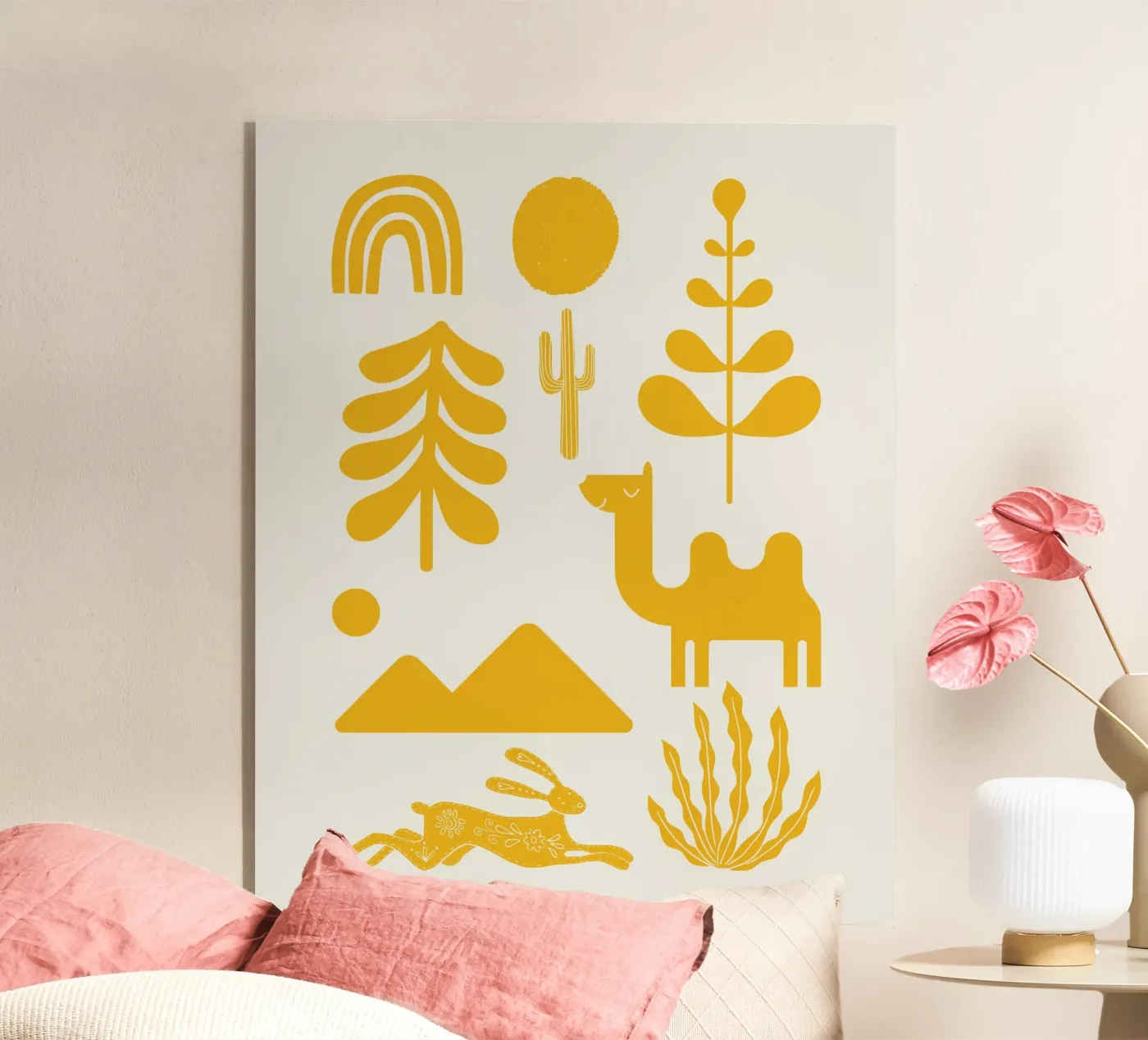 Desert element var 2 acrylic glass by Little Dean