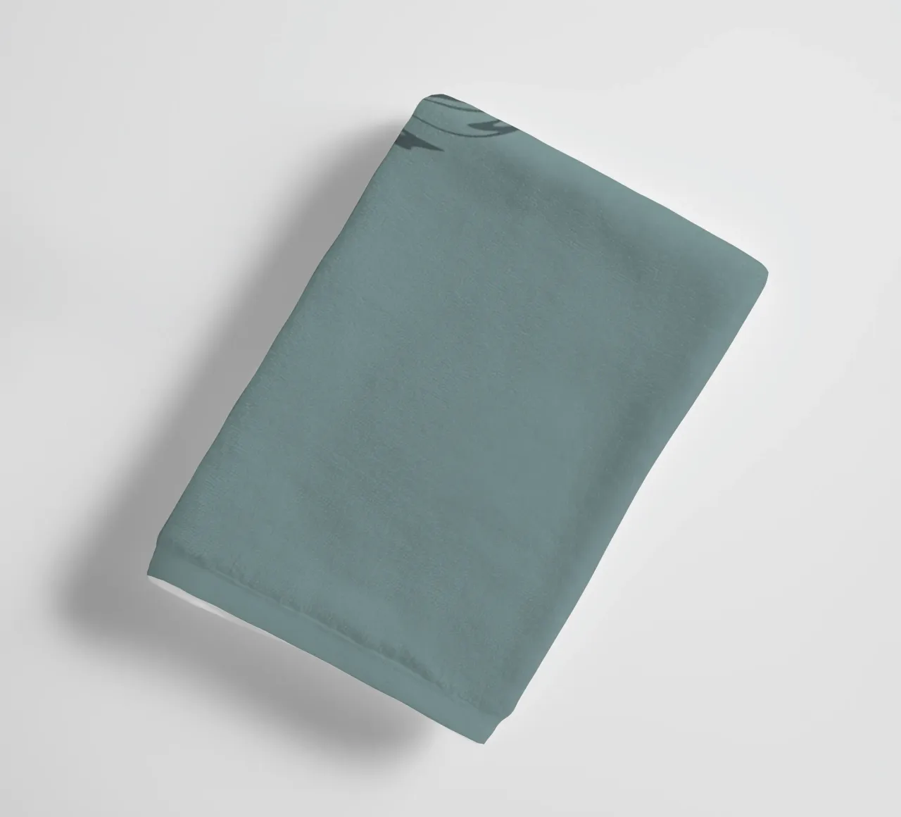Abstraktes dynamisches Muster in Blau Handtuch von Something for you