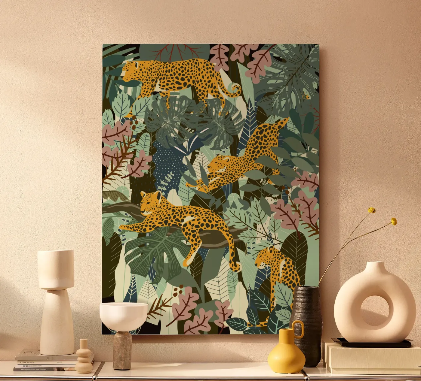 Leopardo pannello forex da Little Dean