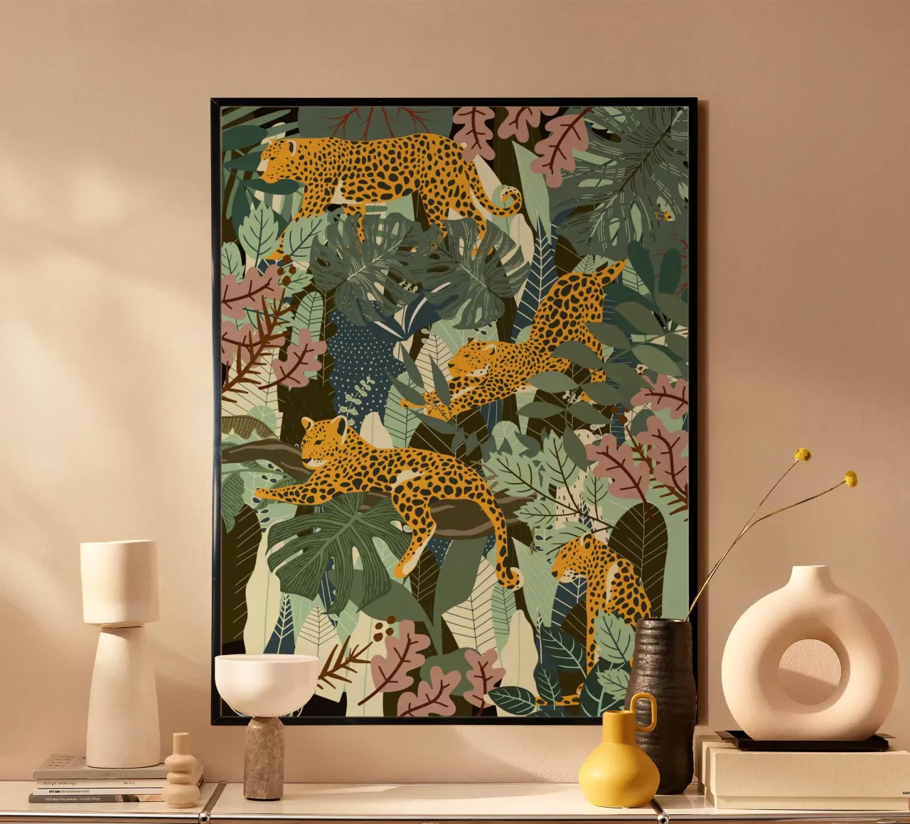 Leopard poster by Little Dean